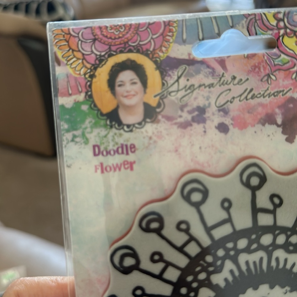 Art by Marlene art stamp, Doodle Flower - Picture 3 of 3